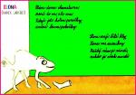Výtvarně zpracovaná básnička o chameleonovi